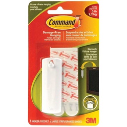 [10089604] COMMAND 17040C SAWTOOTH PIC HANGER 5LB WHITE