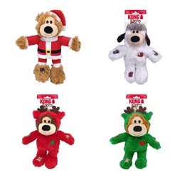 [10091224] DV - KONG DOG HOLIDAY WILD KNOTS BEAR ASST SM/MED XMAS 2023