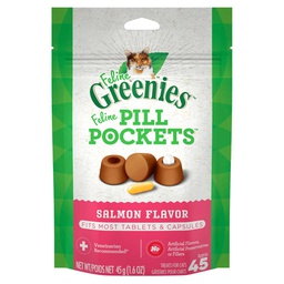 [10091650] GREENIES PILL POCKET CAT SALMON 1.6OZ