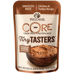 [10093192] WELLNESS CORE TINY TASTERS CHICKEN &amp; TURKEY 1.75OZ