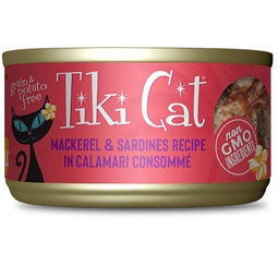 [10002148] TIKI CAT MAKAHA LUAU MACKEREL &amp; SARDINE 2.8OZ