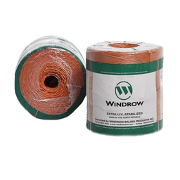 [10004422] WINDROW POLY TWINE ROLL 28000' 110LB ORANGE 2PK