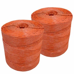 [10004428] WINDROW POLY TWINE ROLL 9000' 130LB ORANGE 2PK