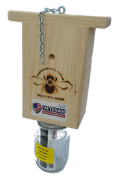 [10006210] CARPENTER BEE TRAP WALL MOUNT