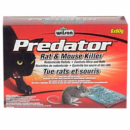 [10006604] WILSON MOUSE OUT RAT &amp; MOUSE KILLER PELLETS 360G (FORM. PREDATOR)