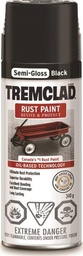 [10017230] RUSTOLEUM TREMCLAD RUST SPRAY PAINT SEMI GLOSS BLACK 340G