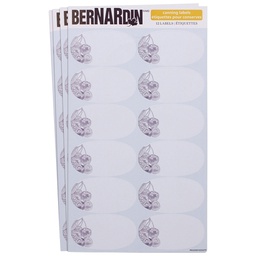 [10017374] DV - BERNARDIN CANNING LABELS WHITE (12 PER SHEET) 2-1/16&quot;L X 1-1/8&quot;W