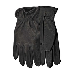 [10020230] DMB - WATSON GLOVES MEN'S RANGE RIDER DEERSKIN MED WINTER BLACK