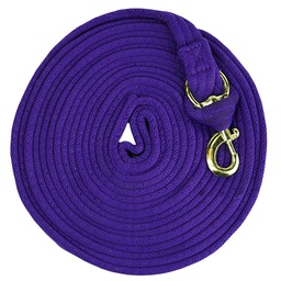 [10024982] GER-RYAN COTTON LUNGE LINE 25' W/ SNAP PURPLE