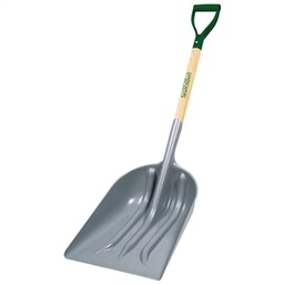 [10026998] LANDSCAPERS SELECT GRAIN SHOVEL PLASTIC 14-1/4&quot; BLADE 29&quot; WOOD D-HANDLE