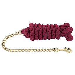 [10027998] GER-RYAN COTTON LEAD W/ 24&quot; CHAIN BURGUNDY