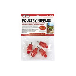 [10028392] LITTLE GIANT POULTRY NIPPLES (4PK)